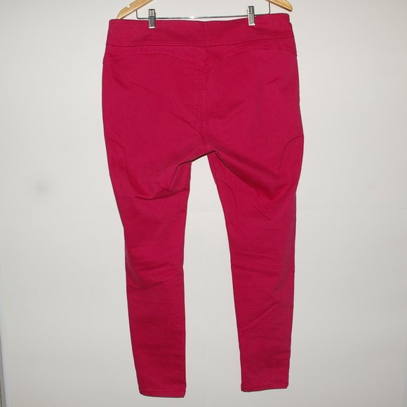 Suko Jeans Bright Pink tapered fit pants Pull On - Picture 4 of 7